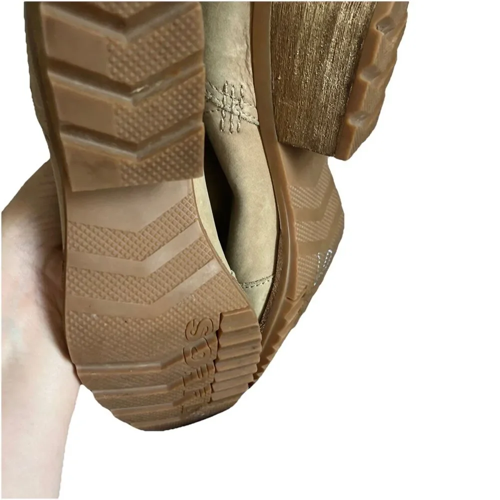 Sorel Women's Cate Chelsea Boot Beige Size 8